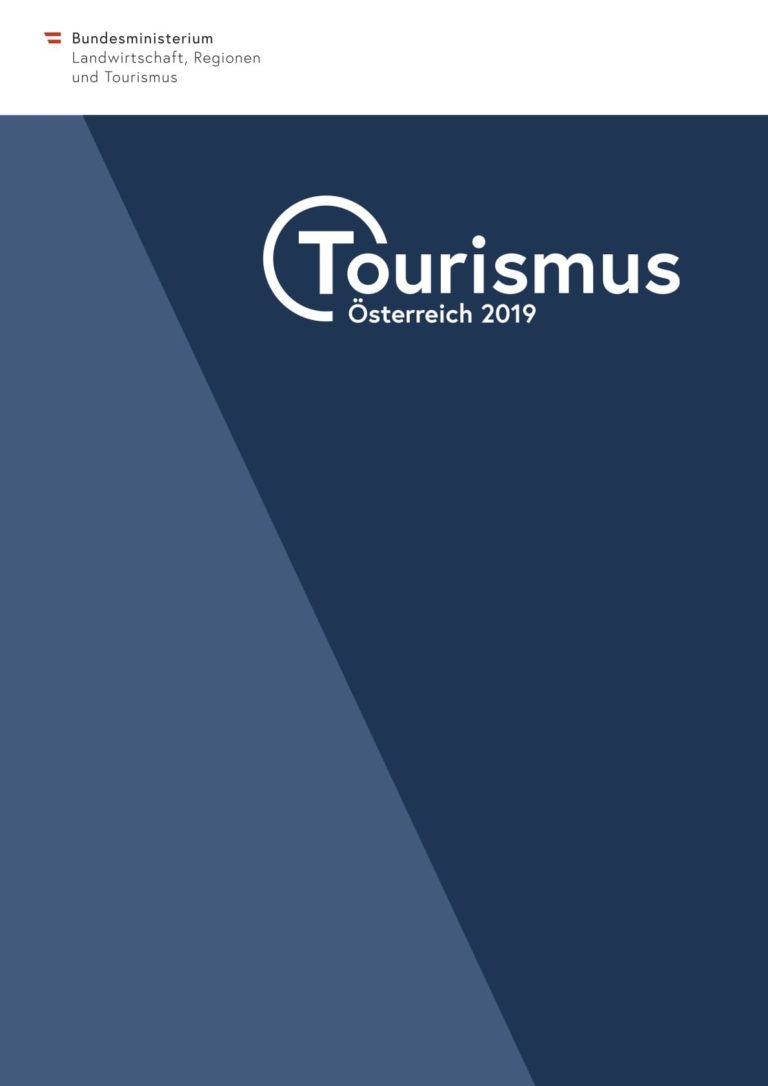 Cover des Tourismusberichts 2019