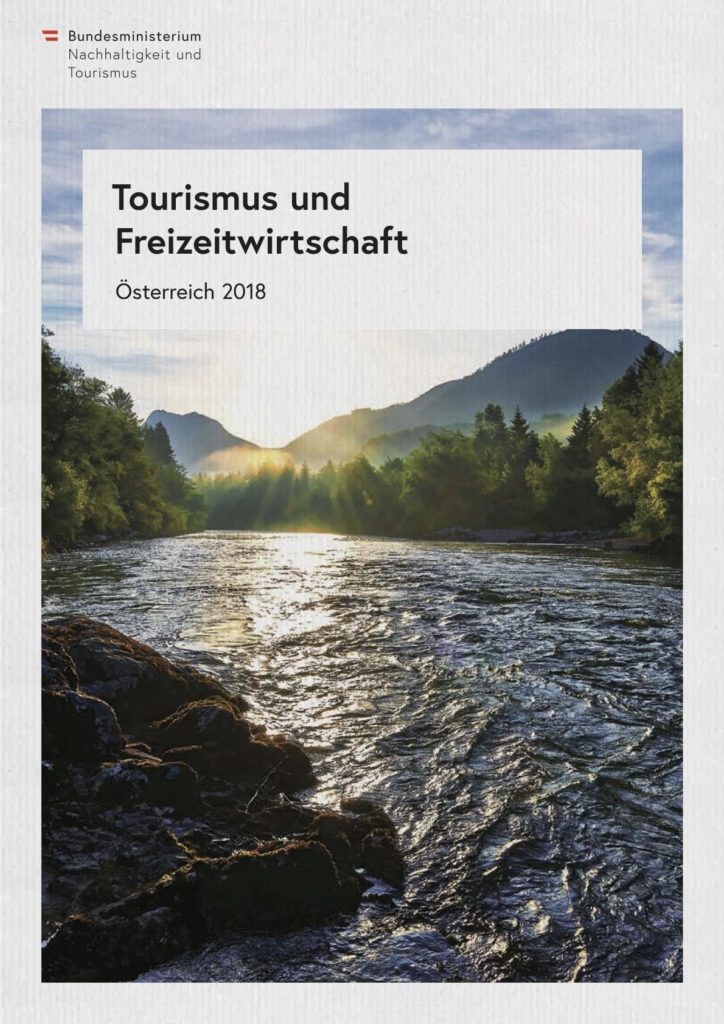Cover des Tourismusberichts 2018